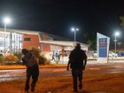 There were attacks on emergency workers outside the Alice Springs Hospital. (Rhett Hammerton/AAP PHOTOS)