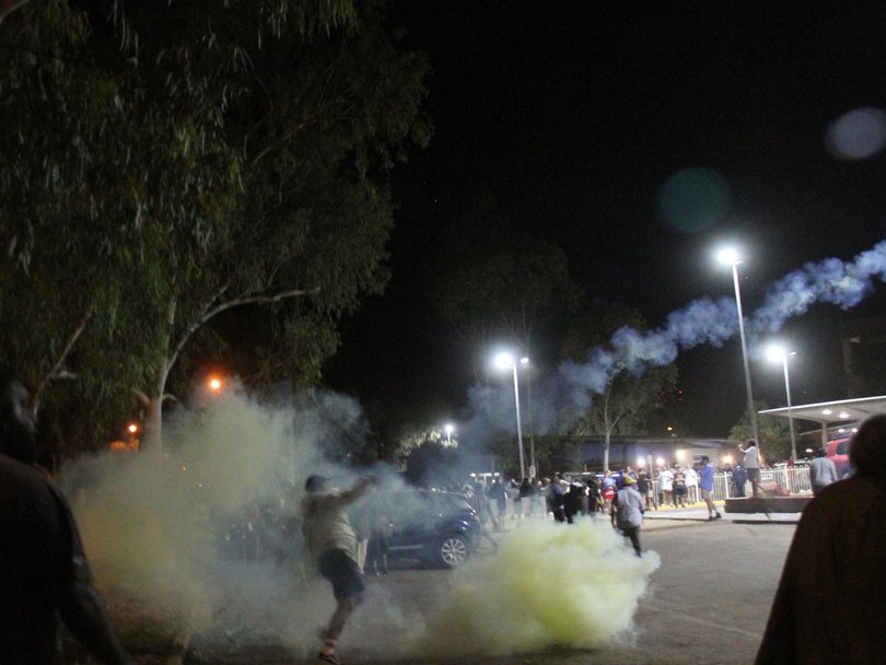 Riots broke out at the hospital after the arrest of Jefferson Lewis. Picture: Gera Kazakov
