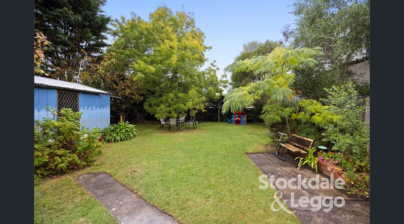 The two-bed home on 586sqm at 67 Spray Street, Rosebud, is on the market for $600-650,000.