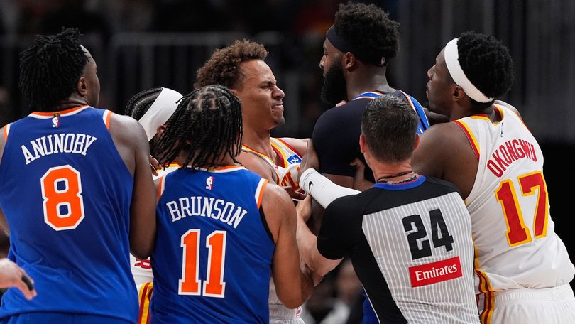 Dyson Daniels was ejected in the second quarter of Atlanta’s historic loss.