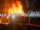 The accused killer of a five-year-old girl has been brutally bashed as riots grip Alice Springs. 