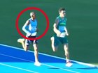Collen Kebinatshipi played mind games against Matthew Hunt and paid the price at the baton exchange.