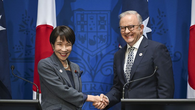 Prime Minister Anthony Albanese and the Prime Minister of Japan, Sanae Takaichi, speak after reaffirming commitments to regional security, trade partnerships, and the shared values of the two nations. 