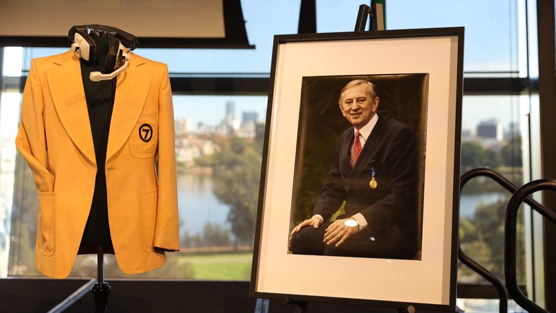 Dennis Cometti was celebrated with a State Memorial Service on Monday.