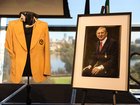 Dennis Cometti was celebrated with a State Memorial Service on Monday.