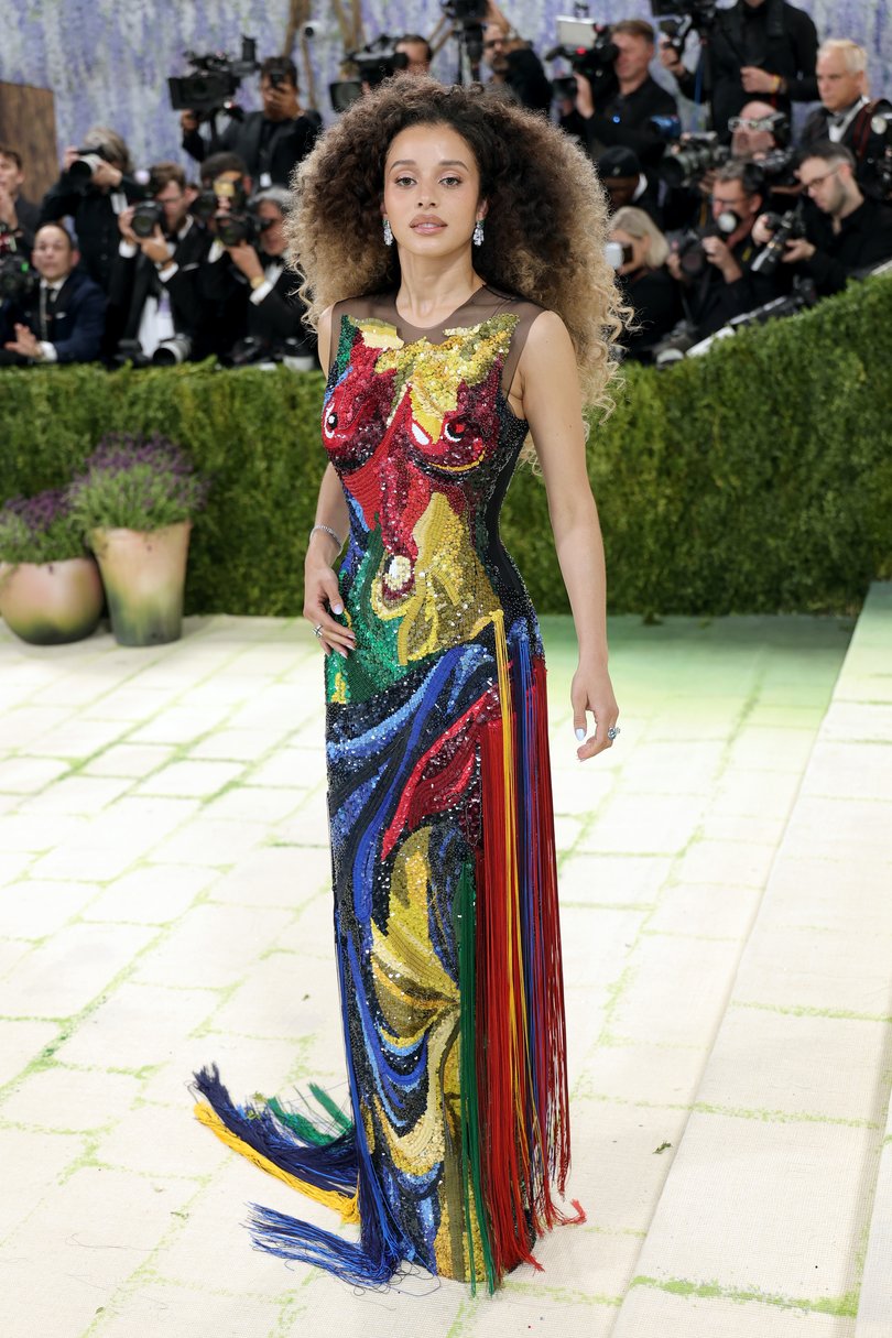 NEW YORK, NEW YORK - MAY 04: Chase Infiniti attends the 2026 Met Gala Celebrating "Costume Art" at the Metropolitan Museum of Art on May 04, 2026 in New York City. (Photo by Michael Loccisano/GA/The Hollywood Reporter via Getty Images)