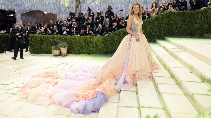 Blake Lively attends the 2026 Met Gala celebrating "Costume Art" at the Metropolitan Museum of Art on May 4, 2026 in New York City.
