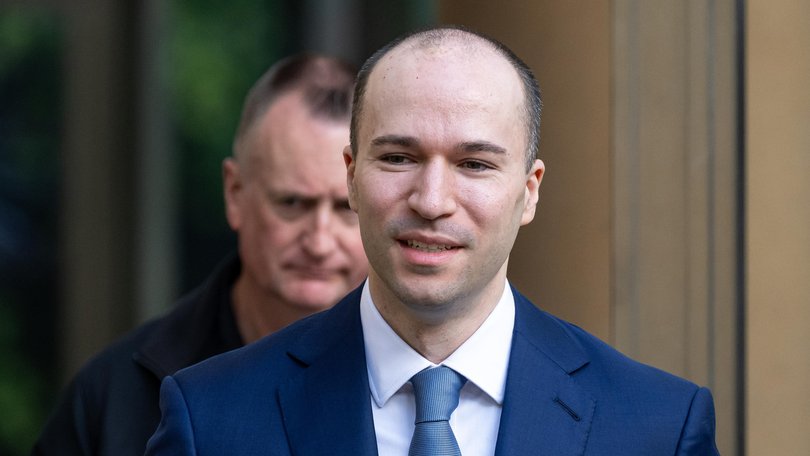 OpenAI co-founder and president Greg Brockman arrives at the federal court in Oakland, California.