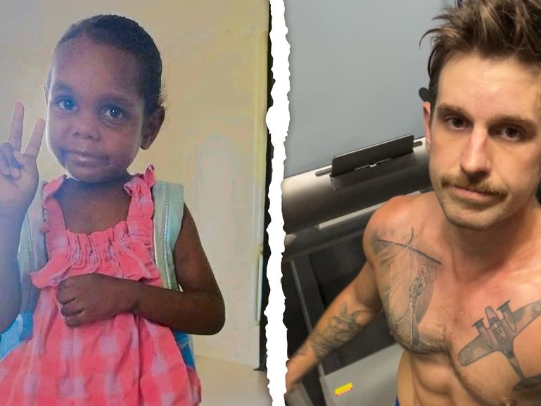 Australian comedian Alex Williamson (right) has received widespread backlash after he posted a ‘sickening’ TikTok video, making fun of Kumanjayi Little Baby’s abduction in the Northern Territory last month.