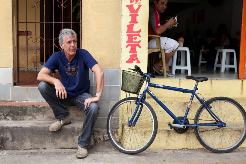 Anthony Bourdain in No Reservations.