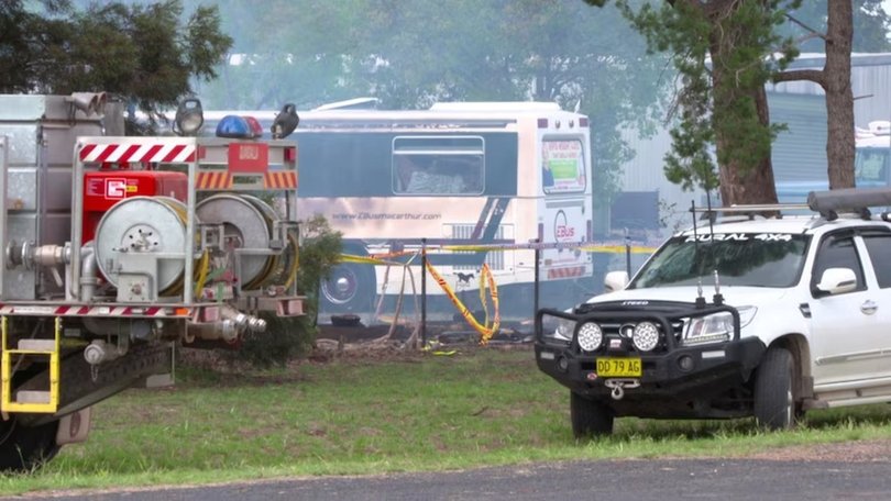 Ms Doble and her home were set on fire. Picture: ABC.