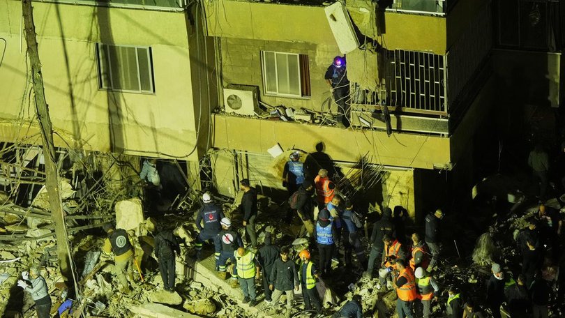 Israeli officials say a Hezbollah commander has been targeted in southern Beirut. (AP PHOTO)