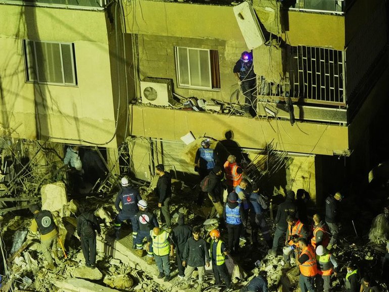 Israeli officials say a Hezbollah commander has been targeted in southern Beirut. (AP PHOTO)