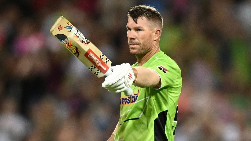 David Warner allegedly parked short of the testing site when officers approached and breathalysed him.