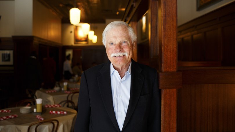 Ted Turner at a location of Ted’s Montana Grill, his chain of restaurants that serve bison, in Atlanta, Jan. 27, 2016.