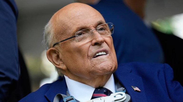 Former New York mayor Rudy Giuliani was taken to hospital in a critical condition earlier this week. (AP PHOTO)