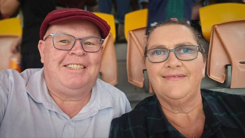 Darryl Scott with his wife Carron, who is being remembered for her compassion and decades of caring for others after the tragic crash.