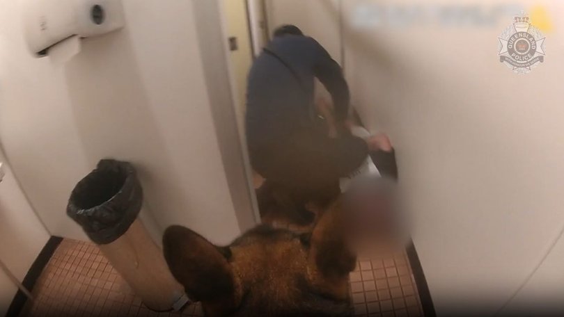 Police locate and arrest a 31-year-old man in the school’s toilet block.