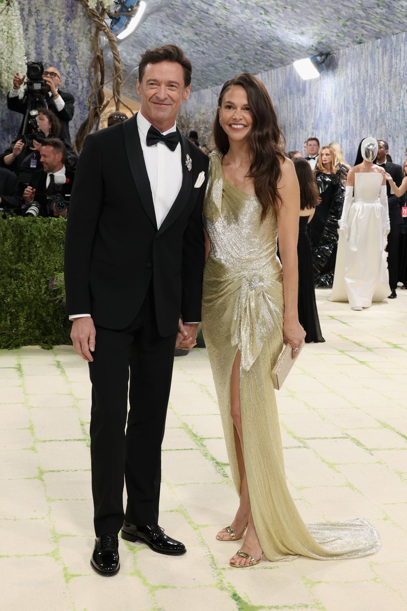 Hugh Jackman and Sutton Foster at the Met Gala.