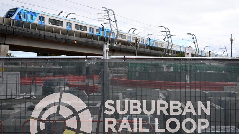 The federal budget will include an extra $3.8 billion for Melbourne's Suburban Rail Loop. 