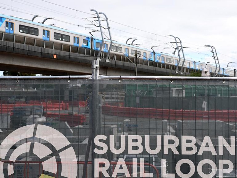 The federal budget will include an extra $3.8 billion for Melbourne's Suburban Rail Loop. 