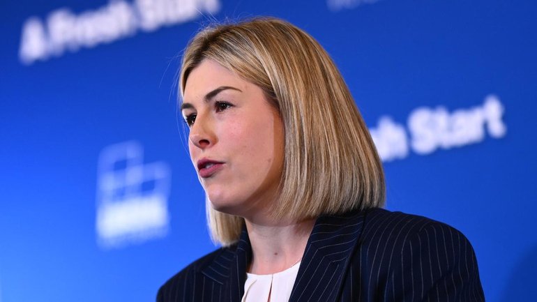 Jess Wilson will unveil a plan to cut the public sector workforce to help balance Victoria's books. (Joel Carrett/AAP PHOTOS)