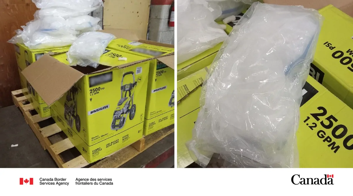 Sydney man charged after AFP uncovers $277m meth shipment hidden in pressure washers from Canada