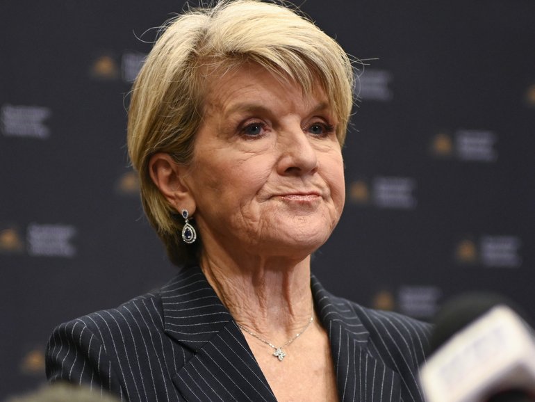 Julie Bishop steps down as Australian National University Chancellor immediately.