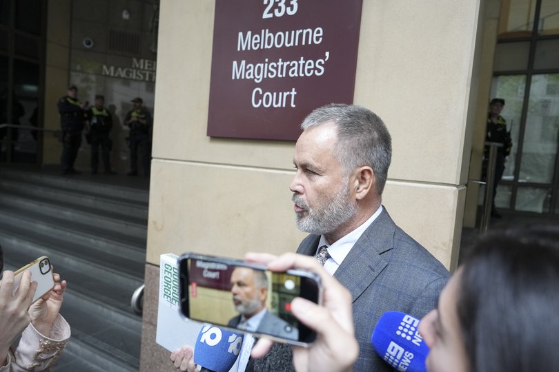 MELBOURNE, AUSTRALIA - MAY 08: Lawyer Bill Doogue representing one of the two so called "ISIS Brides" walks out of the Melbourne Magistrates court on May 08, 2026 in Melbourne, Australia. The women, who had traveled to Syria to join the Islamic State militant group, are expected to face questioning by Australian Federal Police upon their arrival, with authorities weighing potential charges under counter-terrorism legislation. (Photo by Asanka Ratnayake/Getty Images)