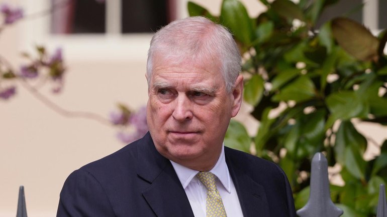 A man in a mask ran towards Andrew Mountbatten-Windsor while shouting abuse, according to reports. (AP PHOTO)
