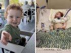 A Gold Coast toddler is on the road to recovery after being rushed to hospital when he inhaled toxic cake decorations that turned to sludge in his lungs.

