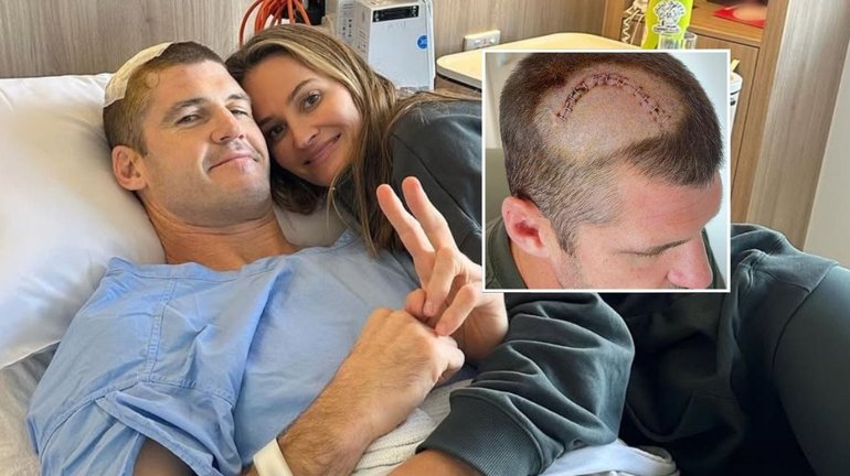 AFL great Jonathan Brown has opened up on his shock brain tumour diagnosis and the tool it ook on his family.