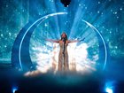 Rehearsal Images: Delta Goodrem performing Eclipse for Australia during the First Rehearsal at Wiener Stadthalle, Vienna 2026