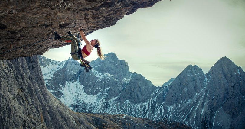 Lily James in Cliffhanger.