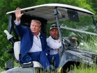 Donald Trump, at the LIV golf event in Virginia, rejected the latest offer from Iran to end the war with the United States.