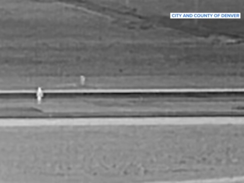 The victim was seen standing on the runway moments before his death. 