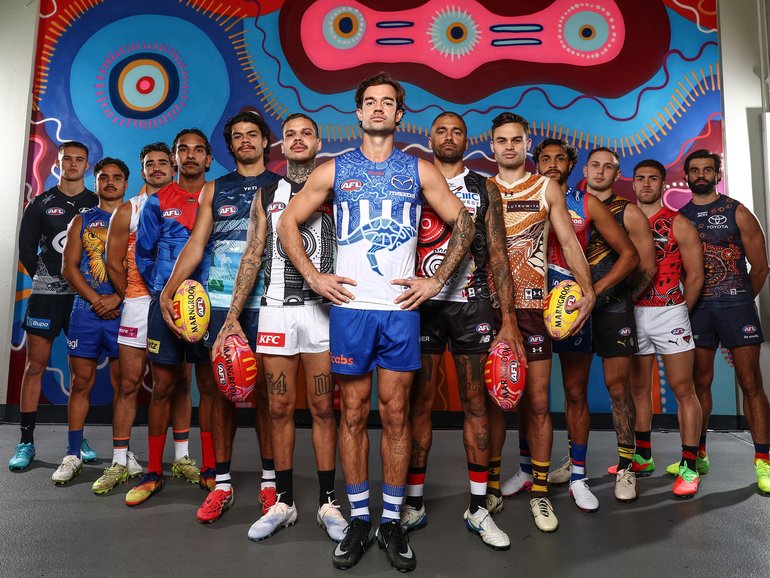 The AFL’s Sir Doug Nicholls Indigenous round is upon us again and the clubs have gone all out on some incredible jumper designs to celebrate their First Nations stars.
