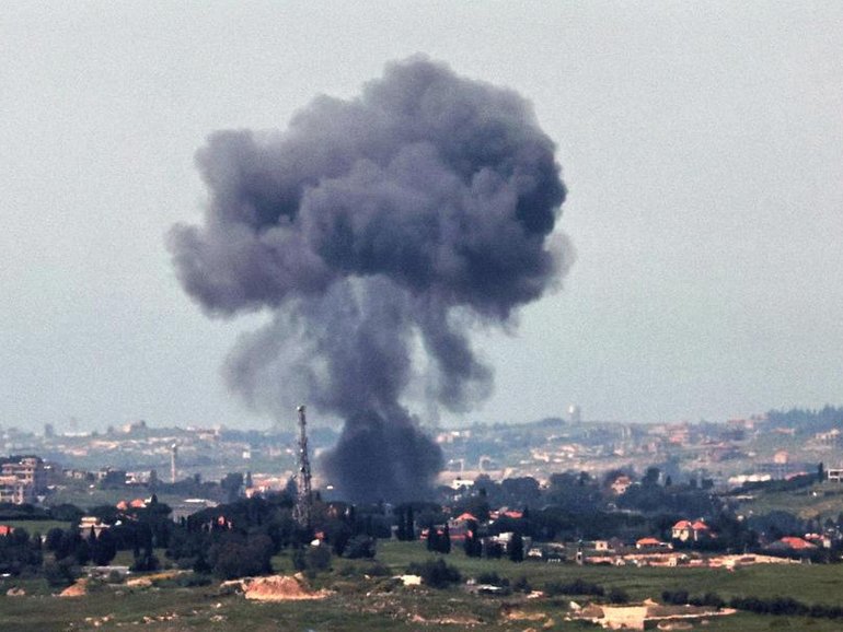 The Israeli army says its strikes on Lebanon are to eliminate threats to people in northern Israel.