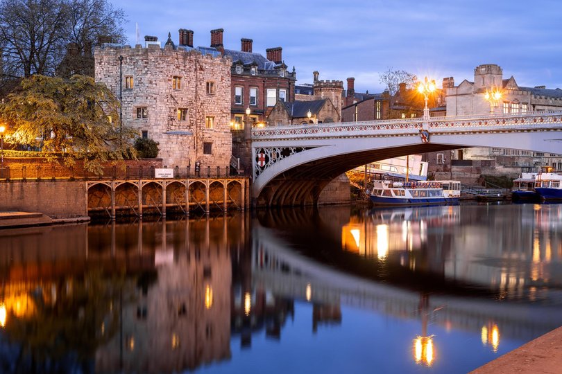 Lendal Bridge Landing, York, Yorkshire, England.