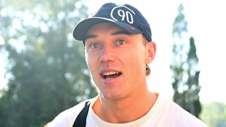Patrick Cripps at Carlton HQ on Tuesday morning.