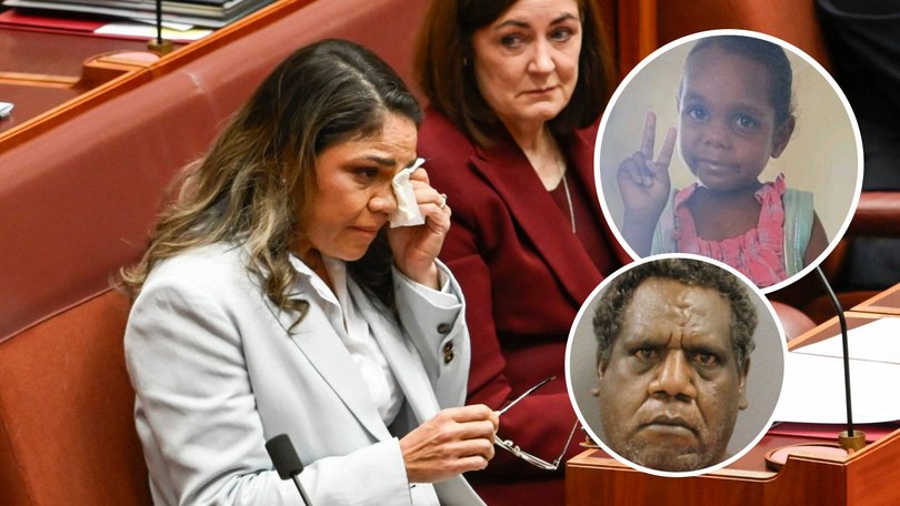 Jacinta Nampijinpa Price says ‘silence is killing our babies’ as she demands ‘courage’ from governments after the alleged murder of her five-year-old niece in Alice Springs.