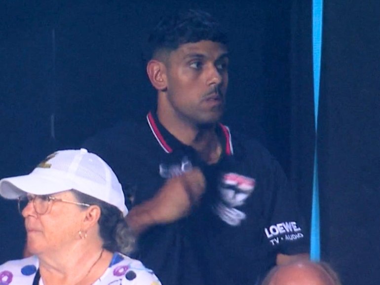 Nasiah Wanganeen-Milera was made to sweat after flying to Darwin only to be a late out.