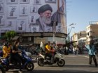 A billboard in Tehran shows a photo the late Ayatollah Ali Khamenei, who was killed at the beginning of the war, on May 7, 2026. Countries were bracing on Monday for prolonged economic woes stemming from high energy prices after President Donald Trump called the latest Iranian offer to end the war and reopen the Strait of Hormuz “garbage” and declared that the cease-fire was “on massive life support.” (Arash Khamooshi/The New York Times)