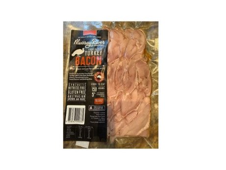 Murray River Smoke House 150g Turkey Bacon is being recalled after undeclared allergens were discovered in the product.
