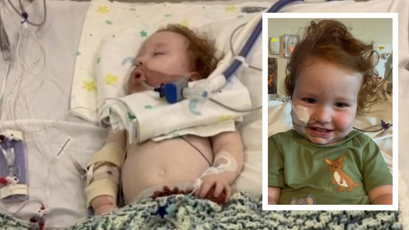 The parents of a little boy who was left fighting for his life after a terrifying cake decorating mishap have provided an update from hospital.