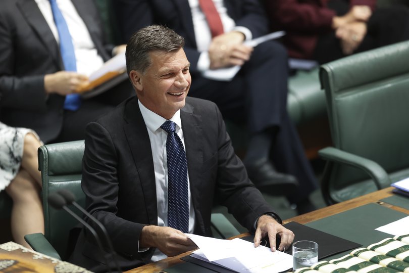 Leader of the Opposition Angus Taylor.