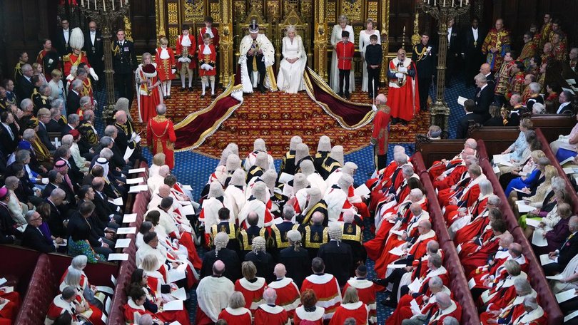 Britain's King Charles has delivered a speech at the reopening of the UK Parliament. 