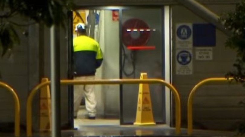 An ammonia leak forced a mass evacuation at an Ipswich abattoir.