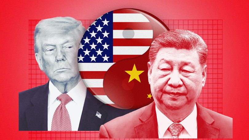Donald Trump and Xi Jinping are holding talks in Beijing. 
