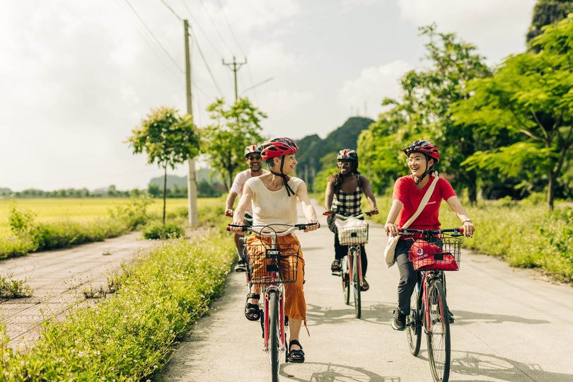 An intrepid cycling tour in Vietnam.